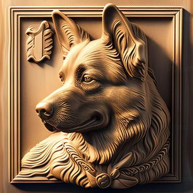 3D model Bukovina Shepherd dog (STL)